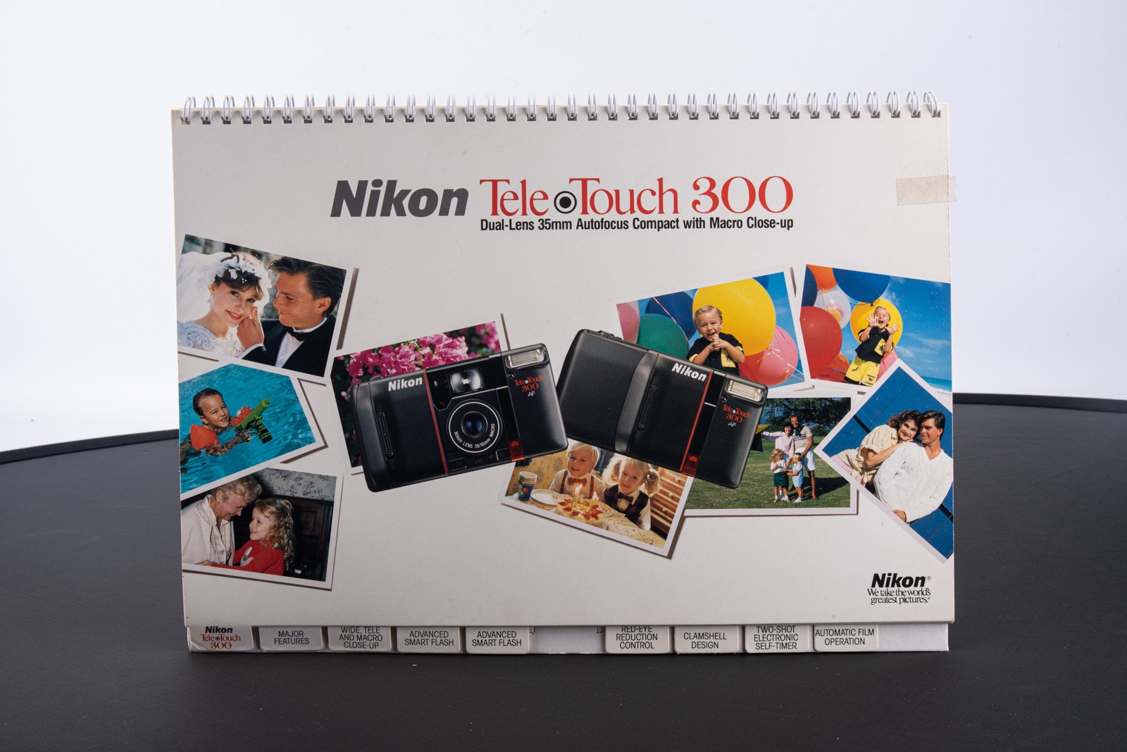 Nikon Tele Touch 300 Camera Specification Store Counter Easel Back Display V17