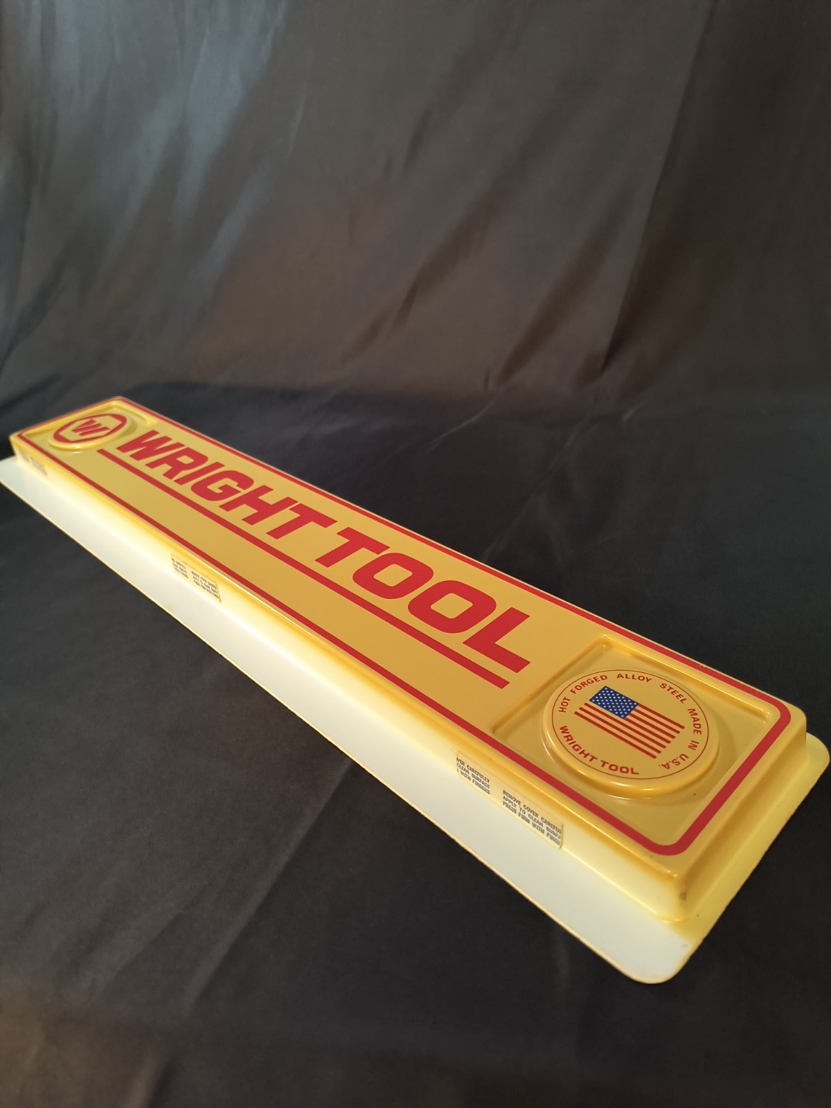 Wright Tool Sign Hot Forged Allow Steel Hardware Store Advertising Display READ