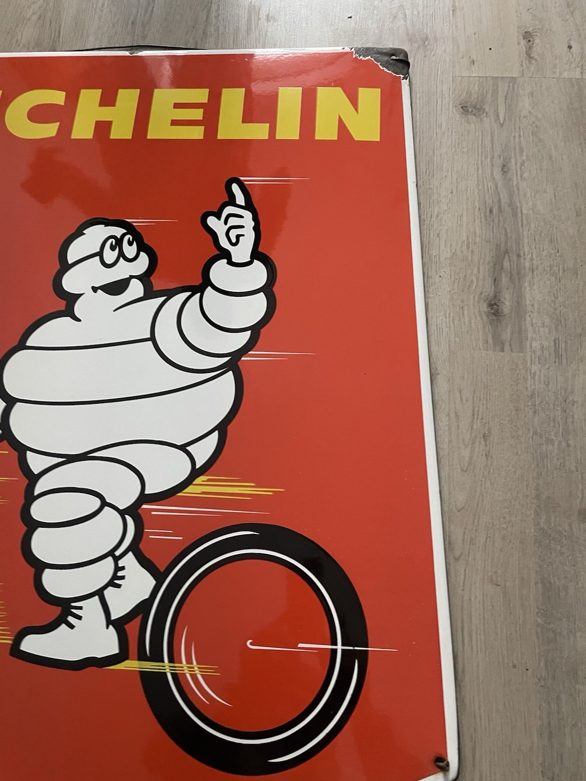 MICHELIN ENAMEL SIGN