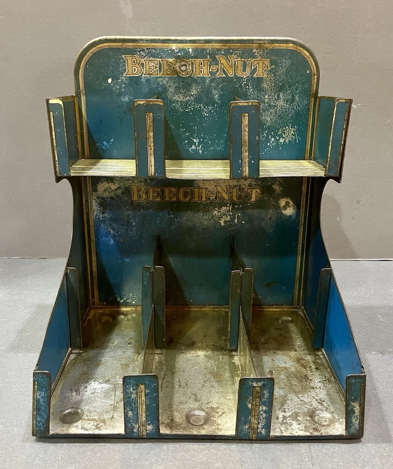 Antique 1910’s -20’s Beech-Nut Packing Co. Counter Top Gum Advertising Display