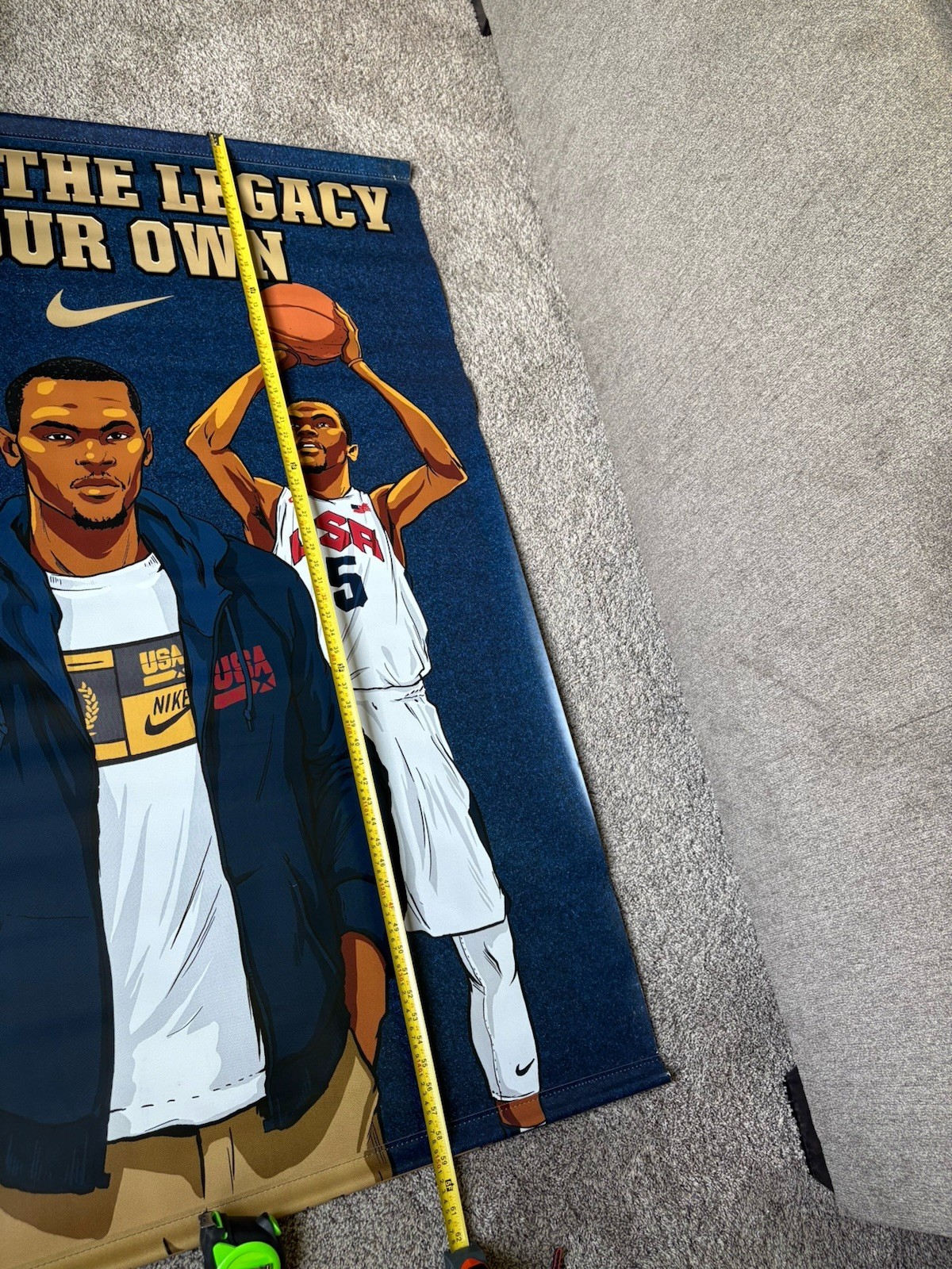 NIKE 2012 KEVIN DURANT LONDON OLYMPIC USA FOOTLOCKER STORE DISPLAY POSTER BANNER