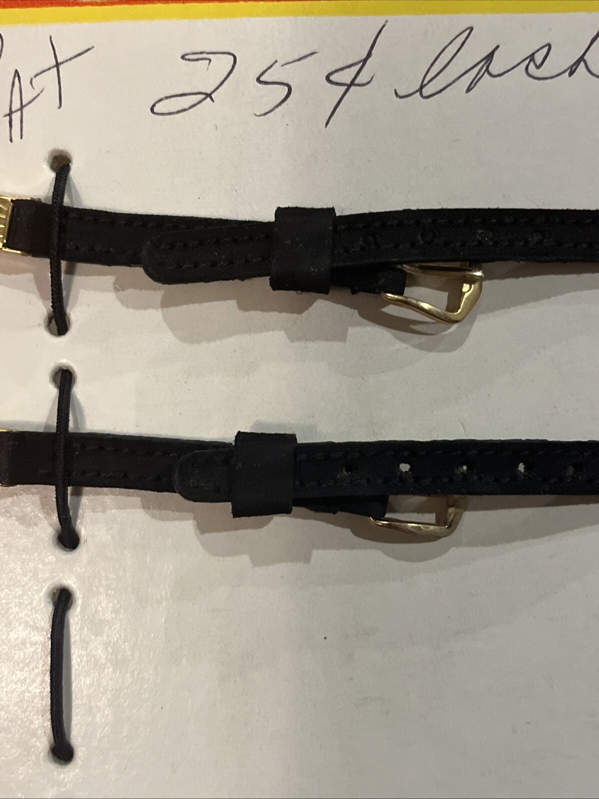 Lot Of 2 Vintage Watch Band Cardboard Store Display Pickwick Highlander Cowen