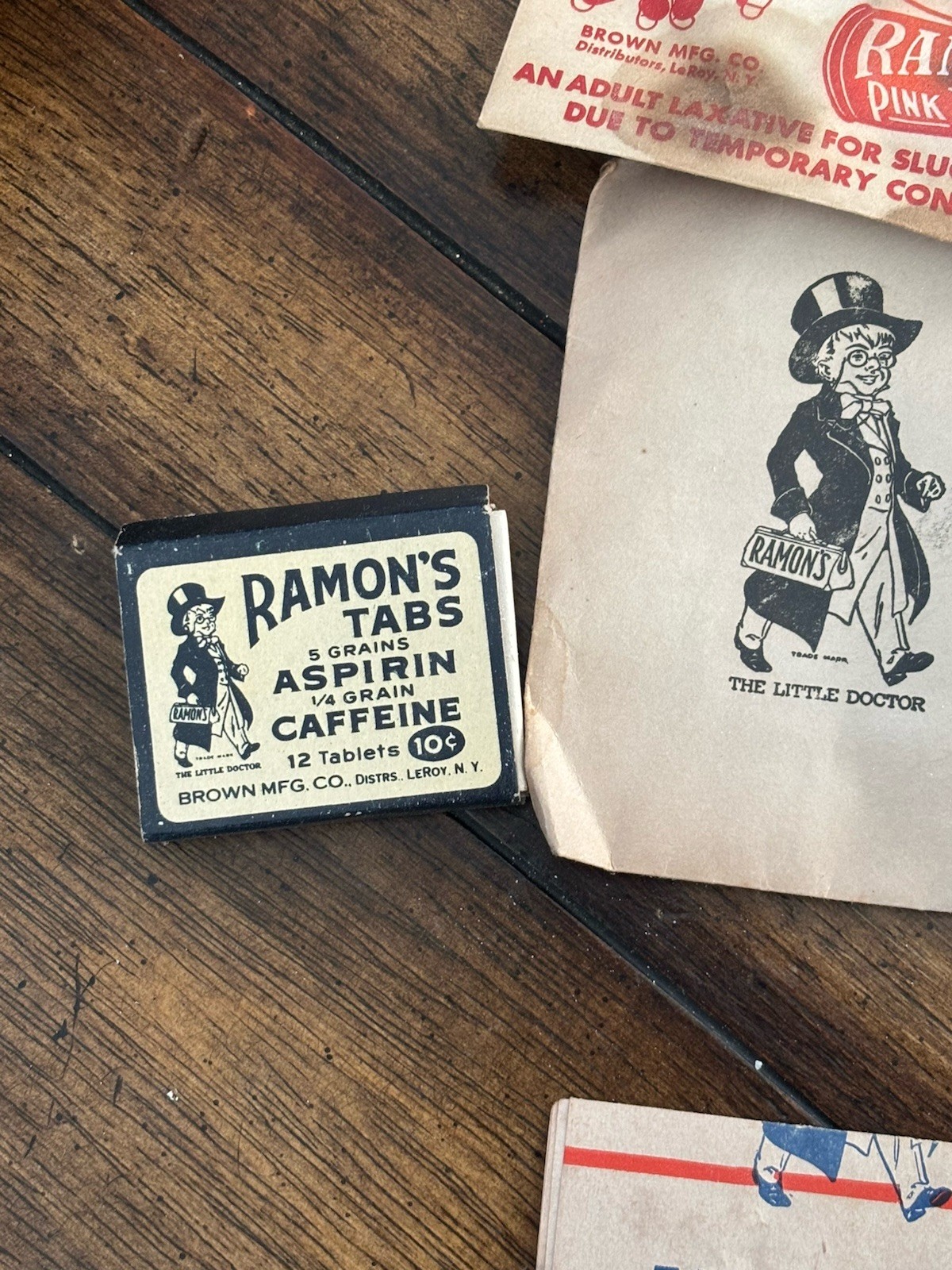 1930s Vintage Ramon’s Quality Medicine Store Display Jar Metal Tin Lid Rare