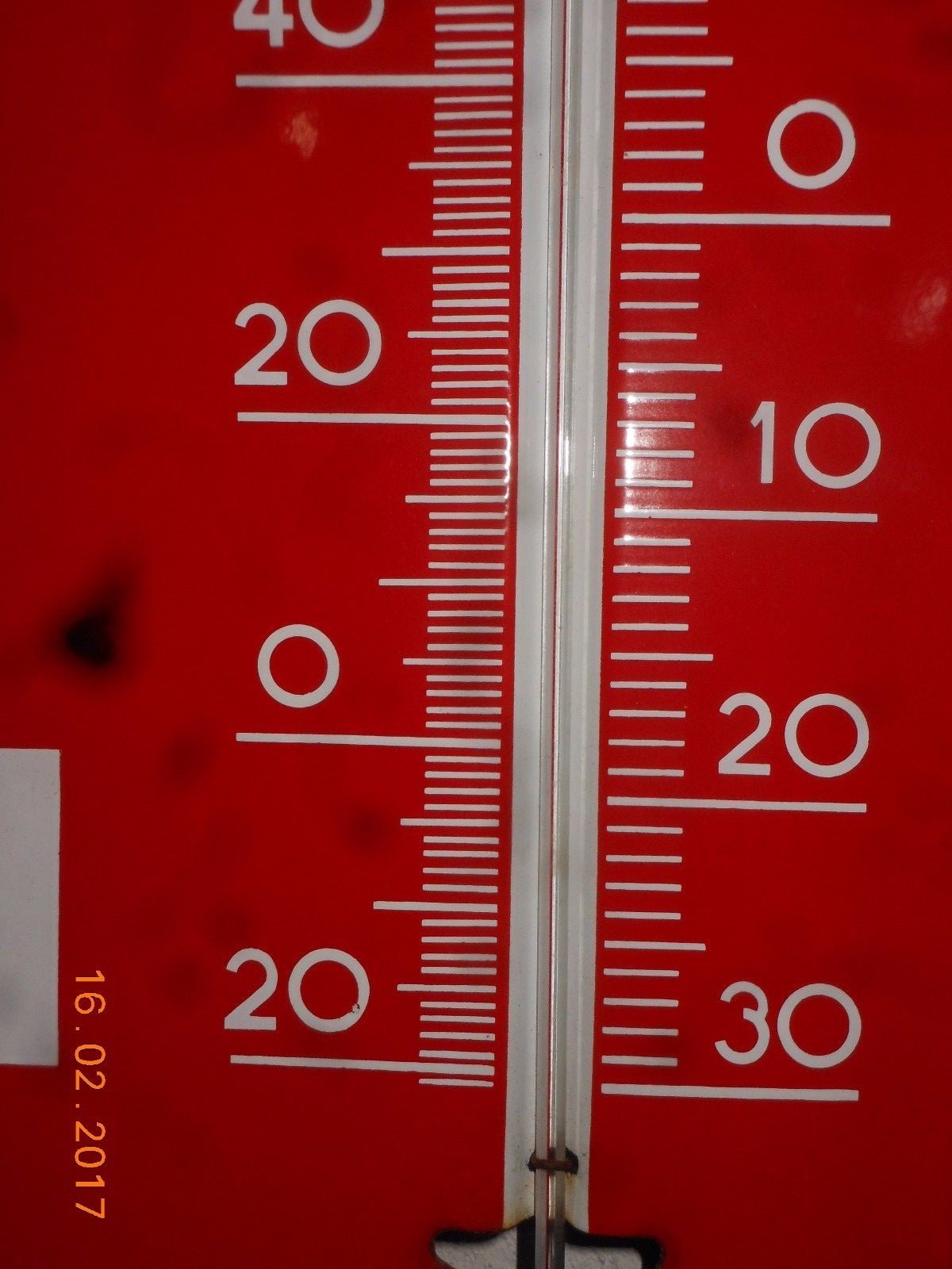 FERRANIA FILM – ADVERTISING THERMOMETER. -ENAMEL-