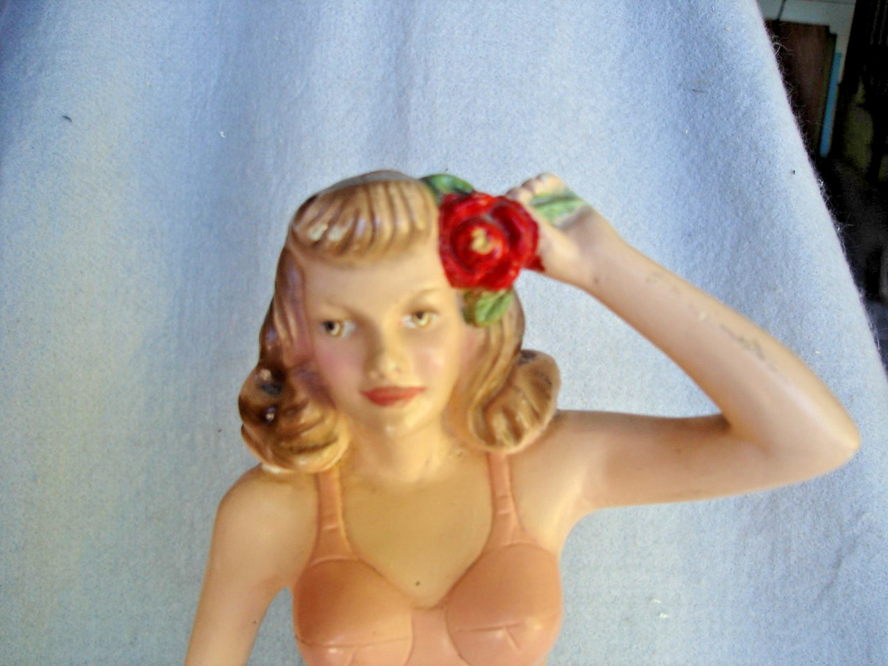 1960,s Flexees Womans under garment Store Display Mannequin 18 Tall
