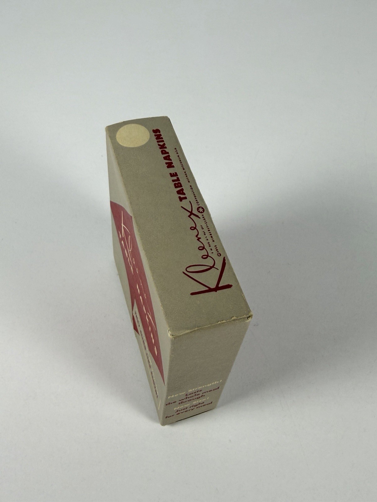 Vintage Kleenex Table Napkins Empty Box