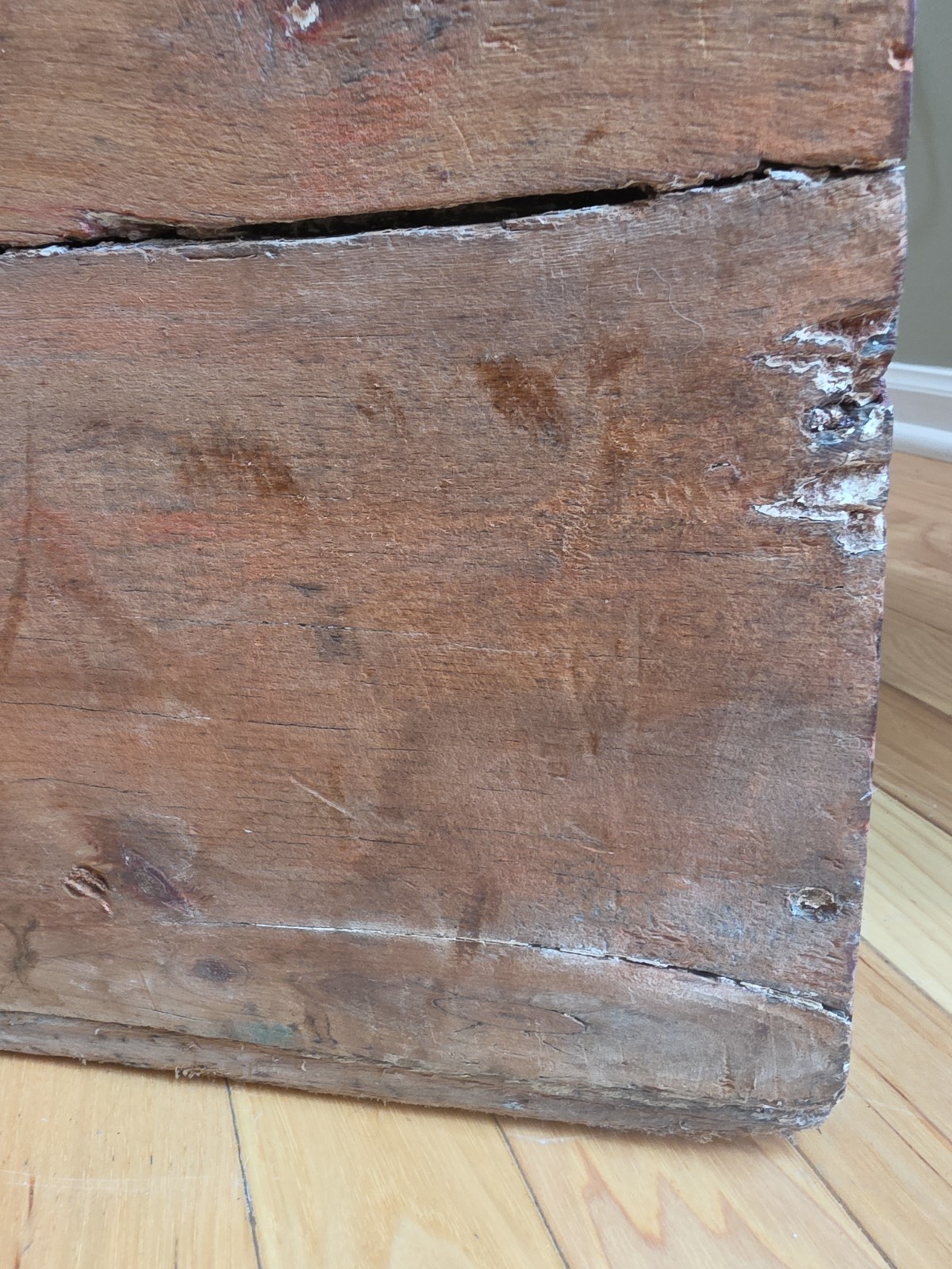 Antique Primitive Coffee General Store Display Bin Storage Box Farm Country READ