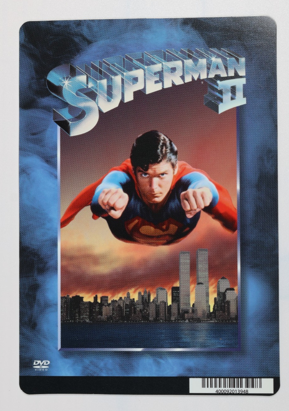 Original Blockbuster Video Display Backer Card – Superman II – NO MOVIE