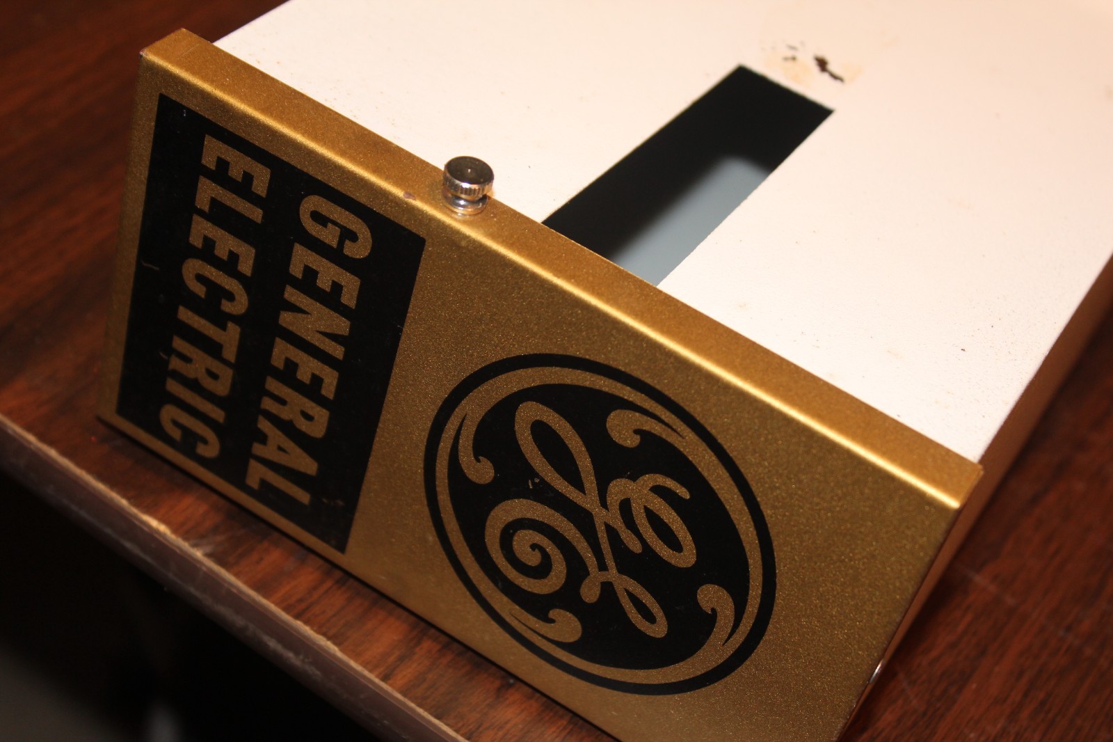 Vintage NOS 4 Ft. GE Lighting Center Sign General Electric Store Unlighted