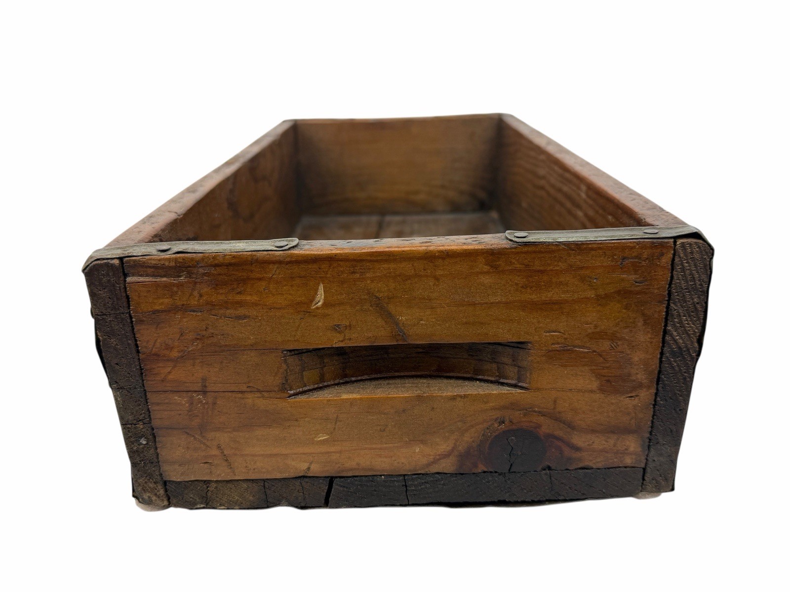 Vintage SUPERIOR CONCRETE ACCESSORIES Wood Store Display Shelf Tray Crate