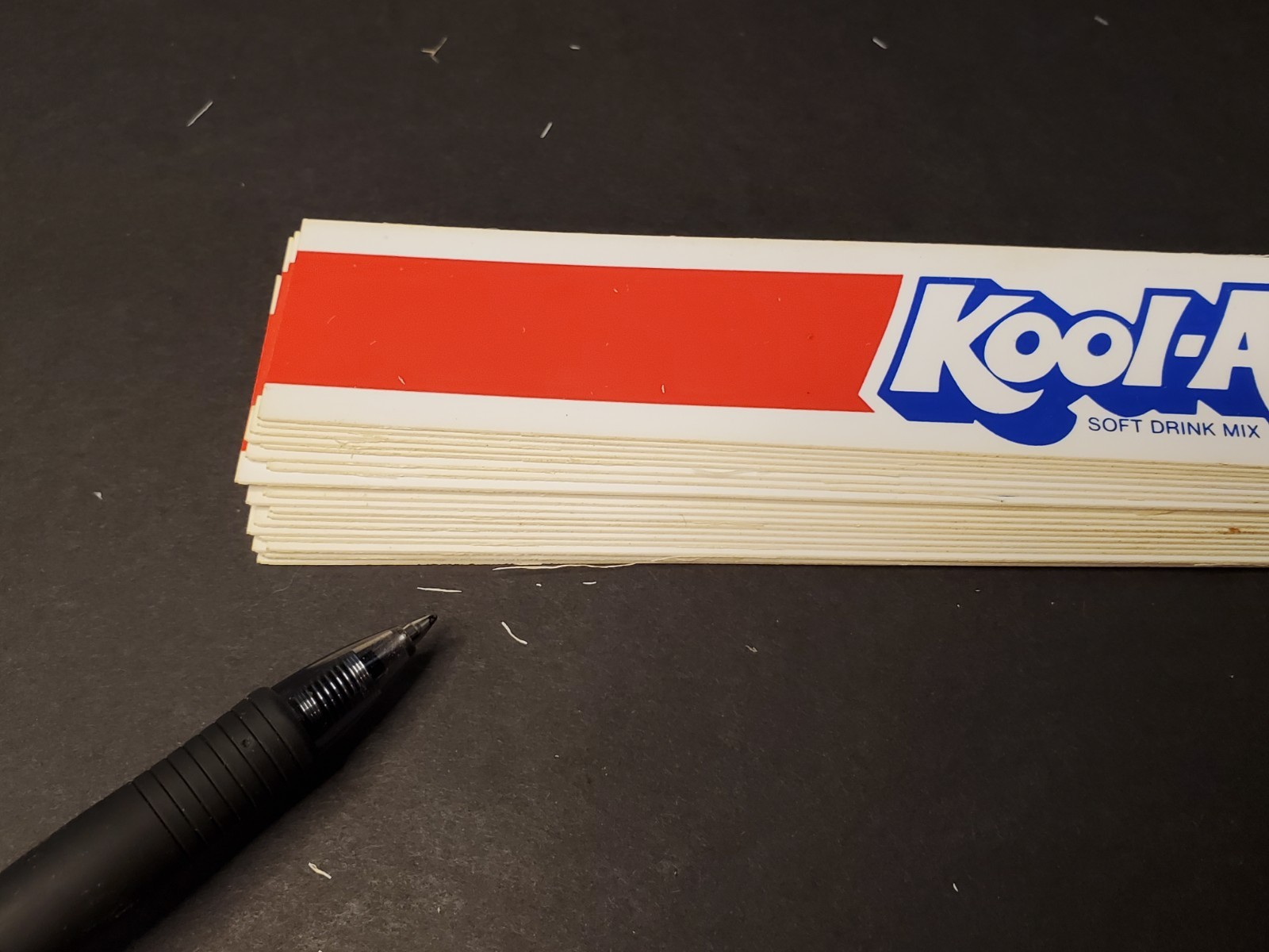 23 Vintage Kool Aid Store Display Plastic Shelf Inserts Advertising