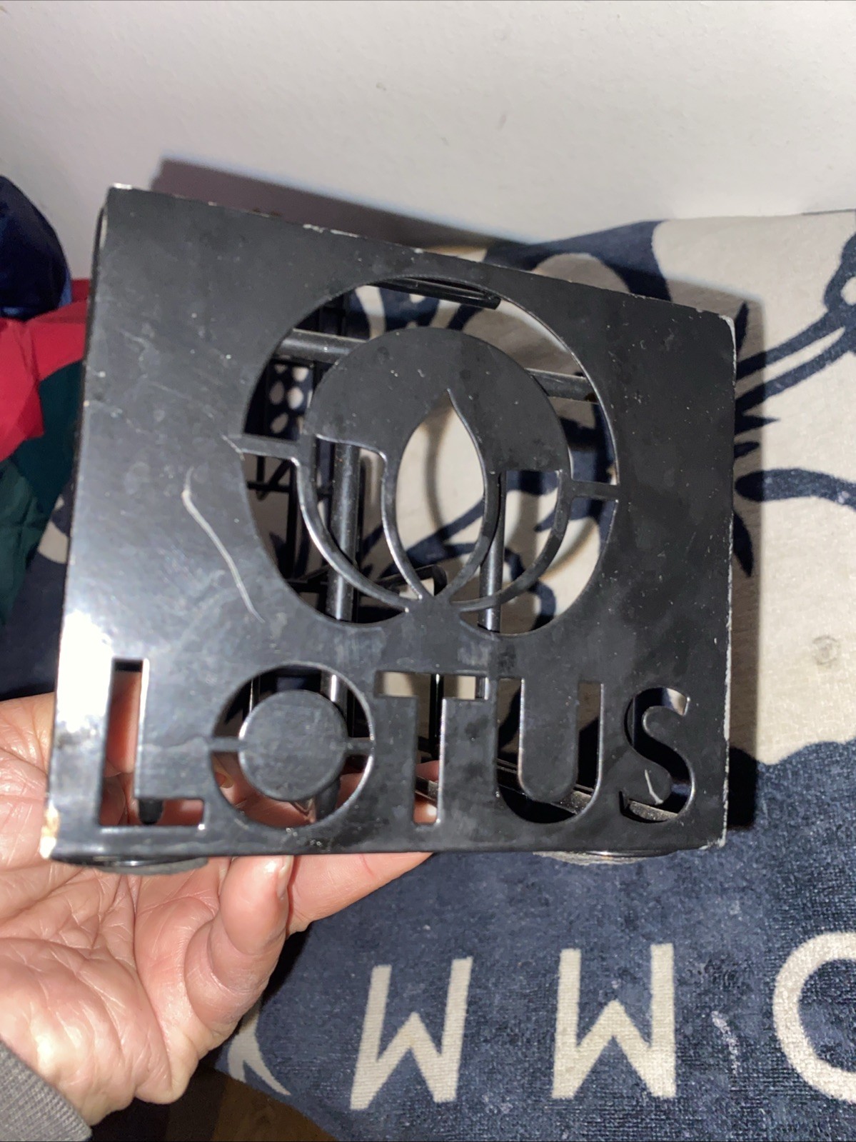 Vintage Lotus automotive Car Company Designer In Store Display Pop Up Sign