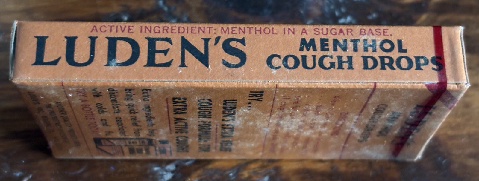 Vintage 1950’s NOS Full Box (20) Boxes LUDEN’S Country Store Counter Display