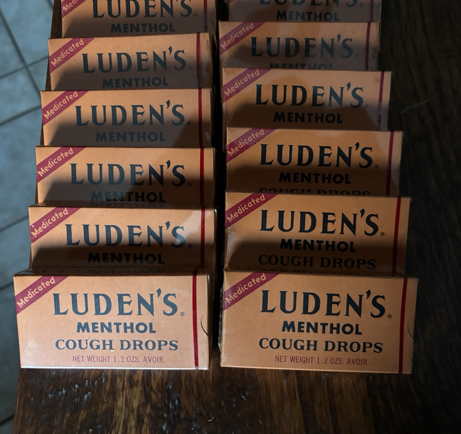Vintage 1950’s NOS Full Box (20) Boxes LUDEN’S Country Store Counter Display
