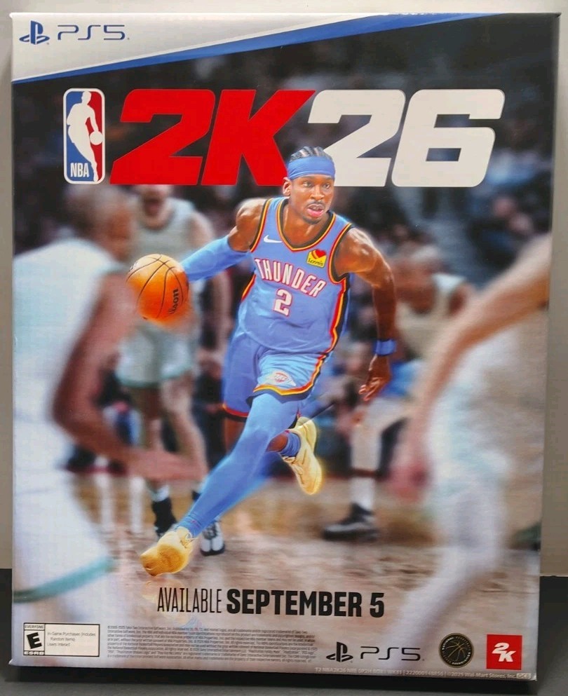 2025 – NBA 2K26 – Store Display – Advertisement – 18x 15x 1x