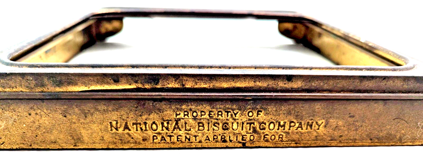 Antique National Biscuit Co Uneeda Bakers Display Case Top