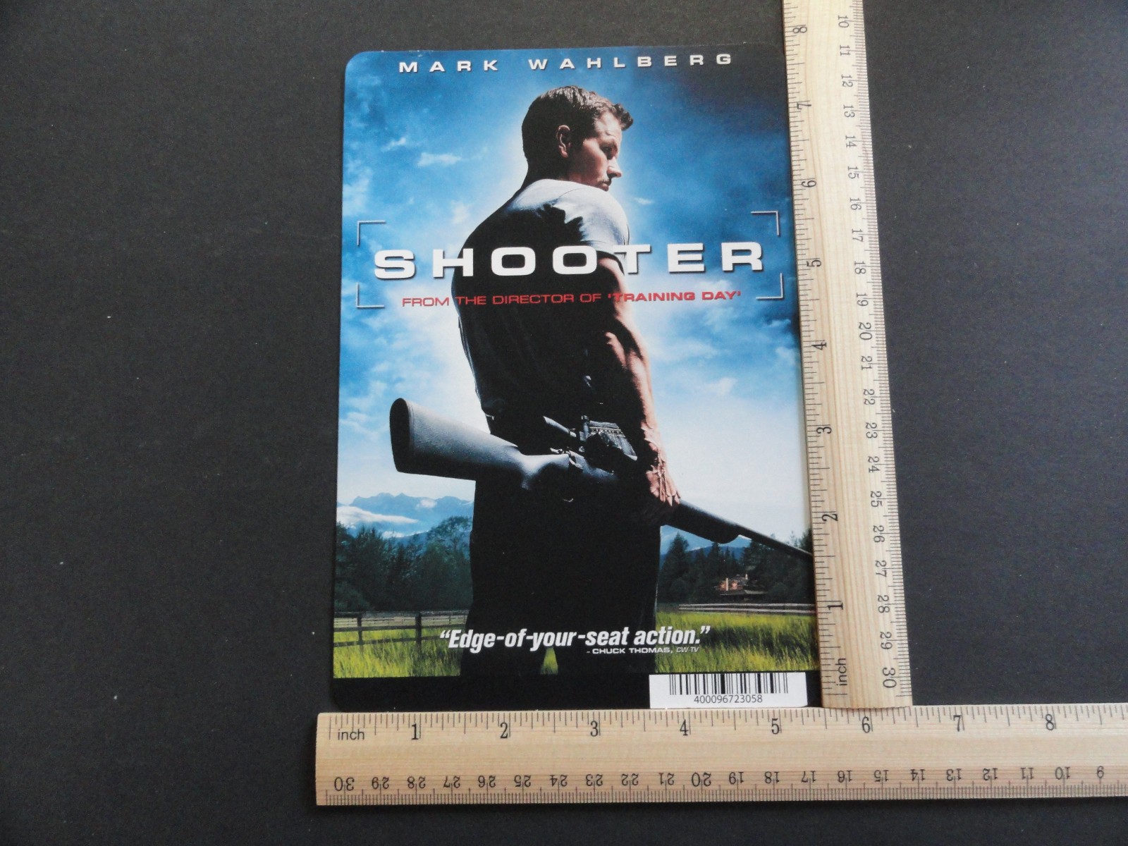 SHOOTER (MARK WAHLBERG) BLOCKBUSTER VIDEO BACKER CARD