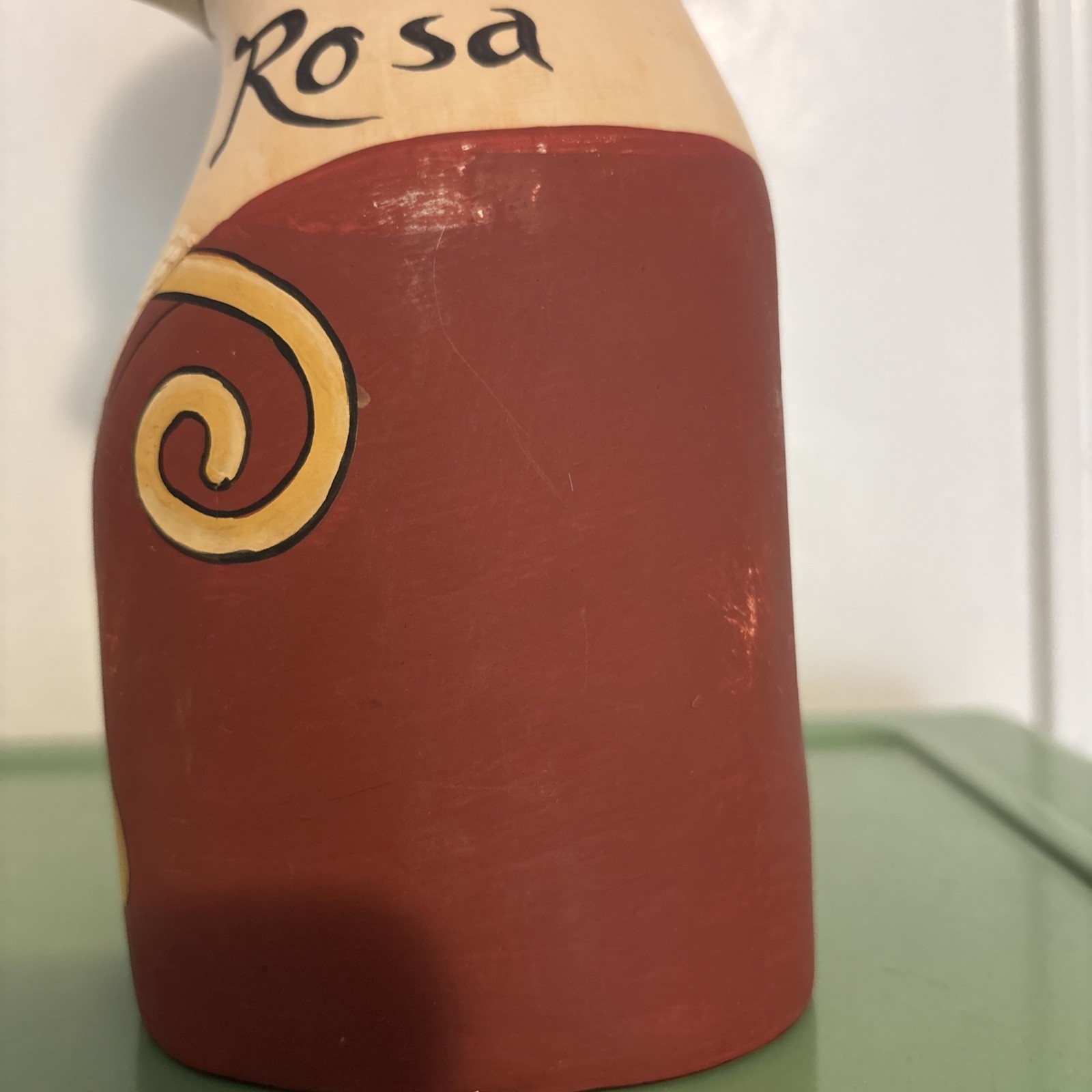 Vintage Millinery Plaster Head Rosa Hat/wig Display