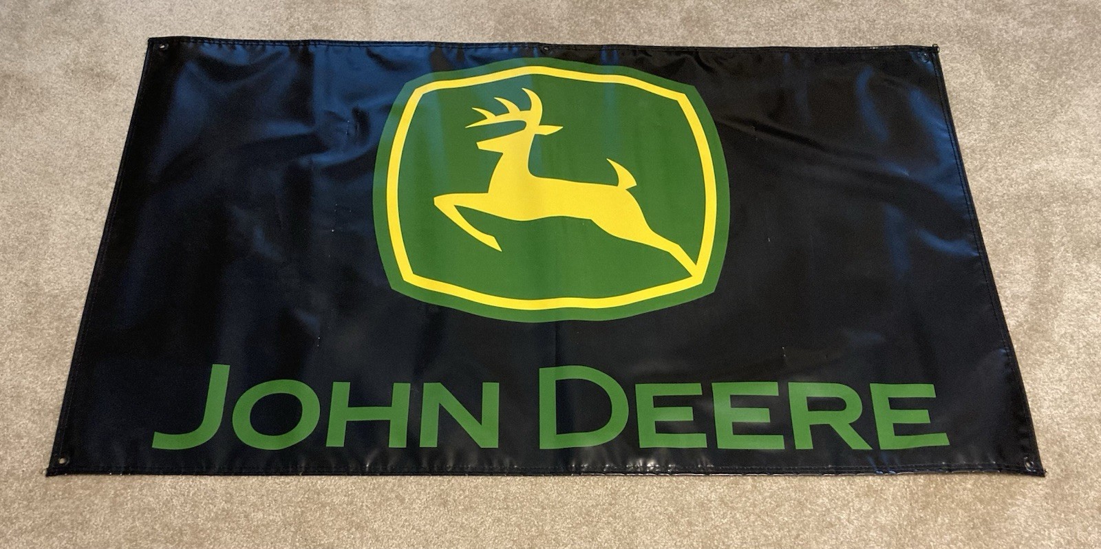 John Deere vinyl store display banner 57.5″ x 34″ 6 grommets
