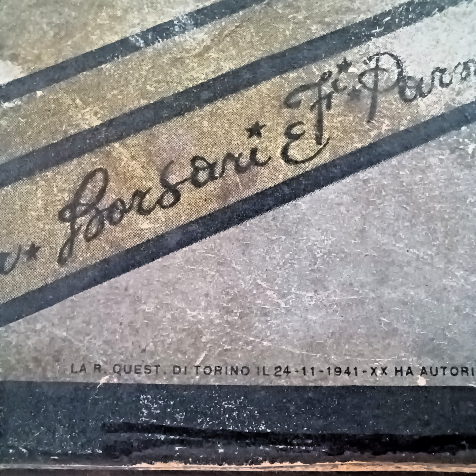Perfumeries Elida Mirror 1940s with Advertising Back Front – Italy 1940