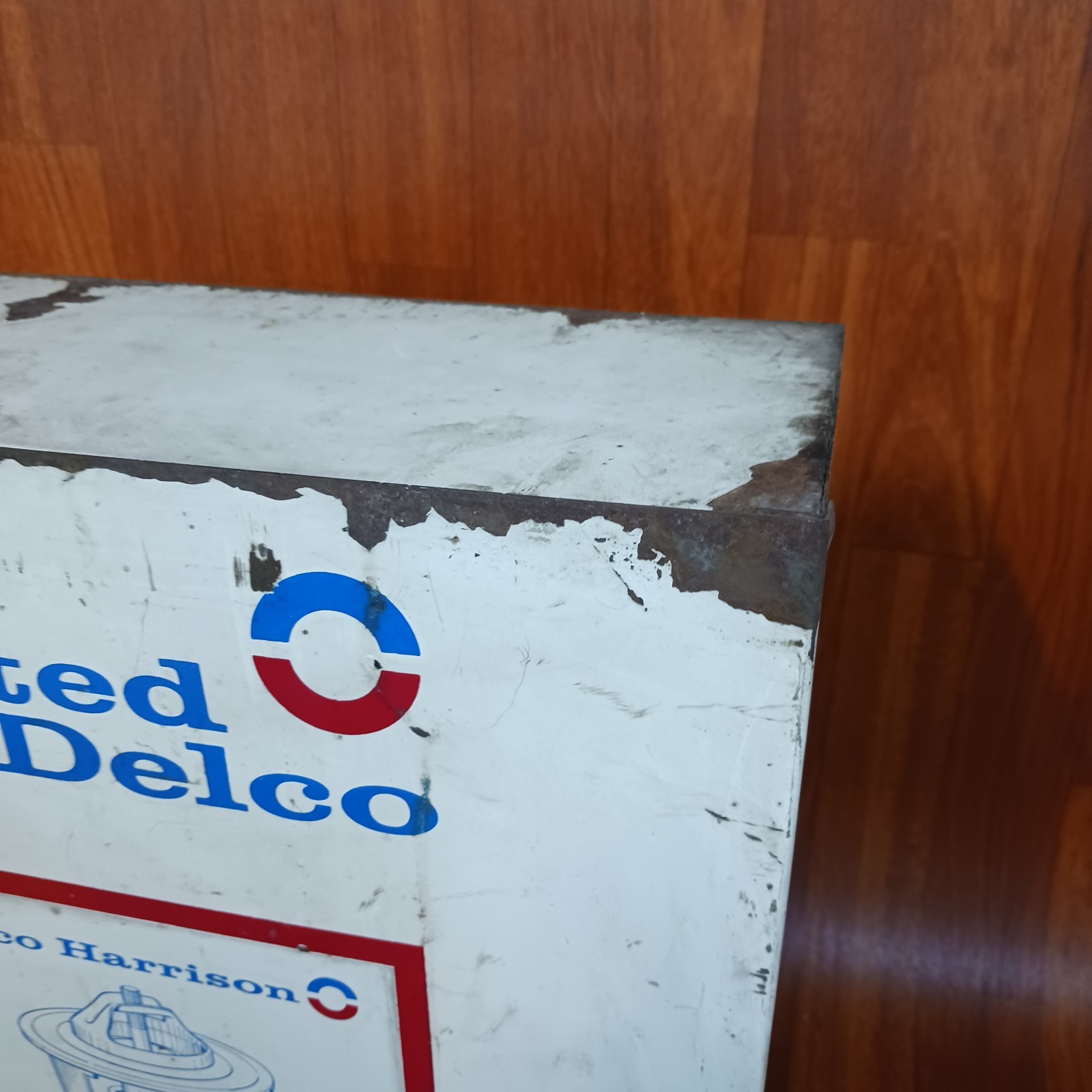 Vintage Store Display Cabinet United Delco Cooling System Service Thermostats