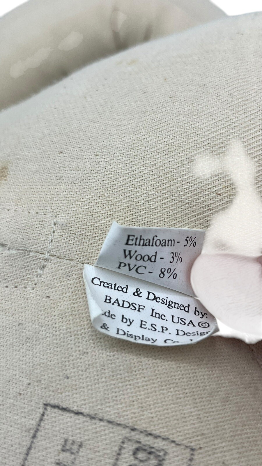 Display Mannequin Canvas Cloth Sewing Model 8 Month Baby Toddler Born 1999 USA