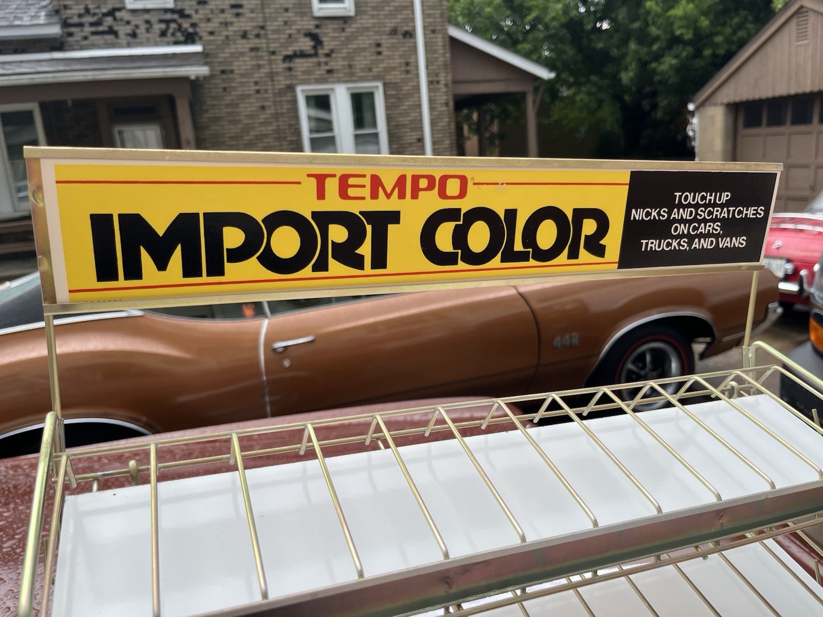 Vintage” TEMPO IMPORT COLOR” Display Touch Up Paint Cars,trucks,vans RARE!!