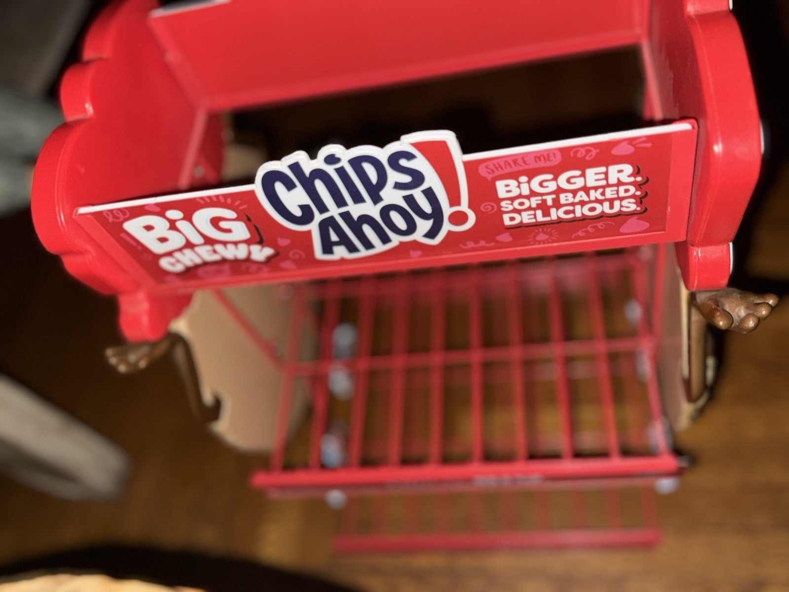 Chips Ahoy! BIG CHEWY Counter Storage POS Display 2 Tier Shelf COLLECTOR