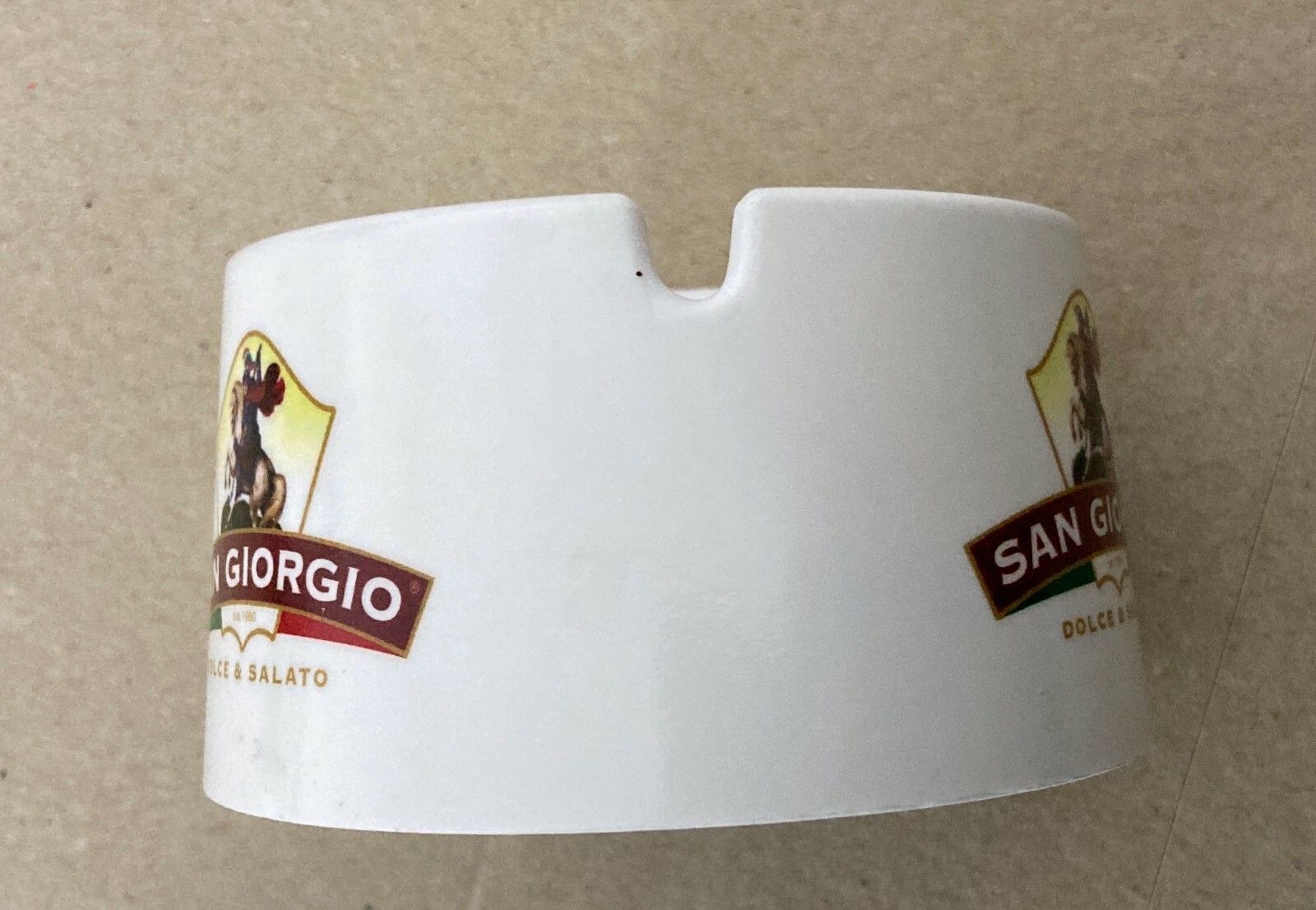KITCHEN-CATERING-DEVOTIONAL PRINT-SAN GIORGIO-ADVERTISING ASHTRAY