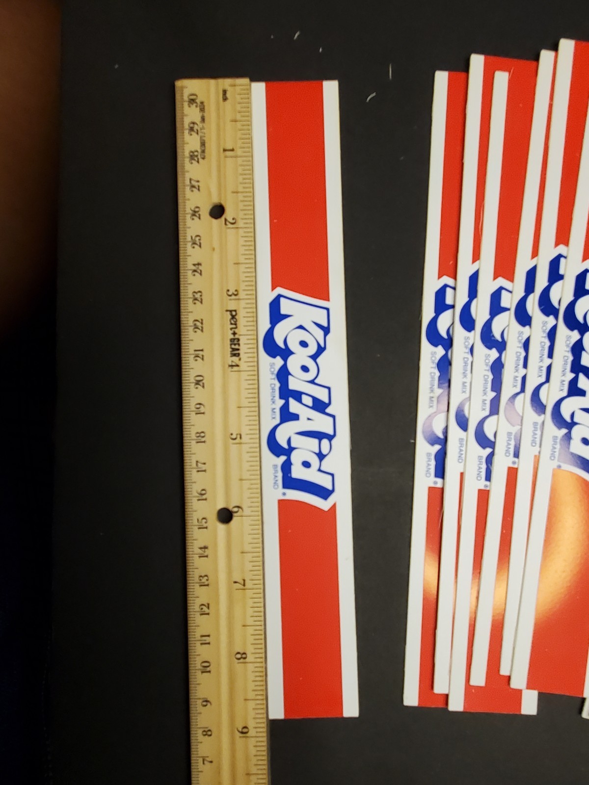 23 Vintage Kool Aid Store Display Plastic Shelf Inserts Advertising