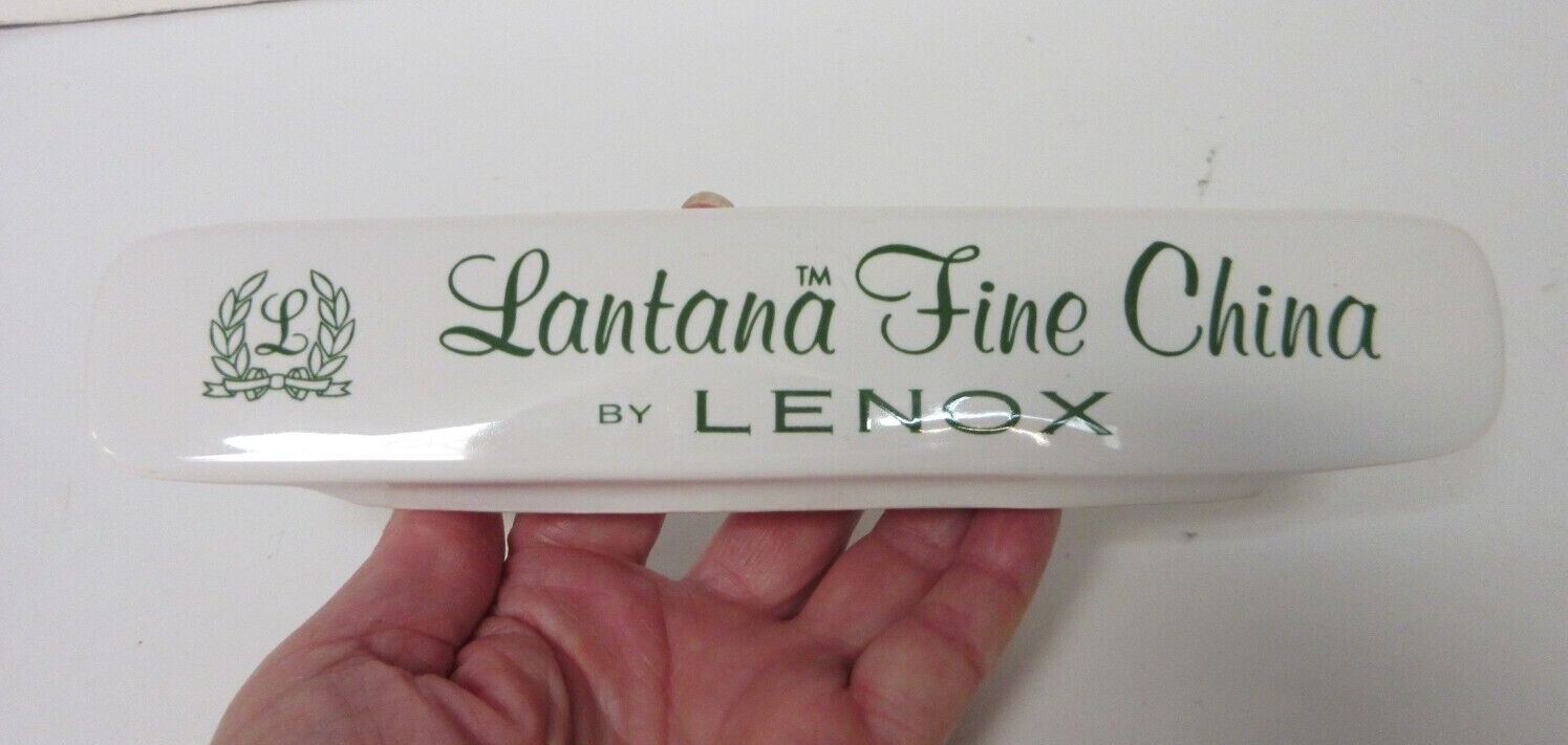 LANTANA FINE CHINA BY LENOX Advertising Store Display Sign Bone China Plaque