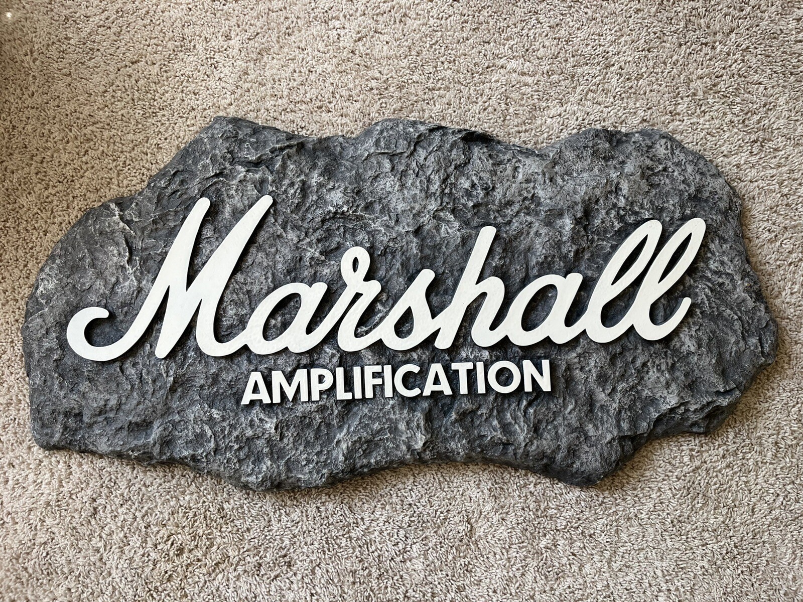 Marshall Amplification original store sign display
