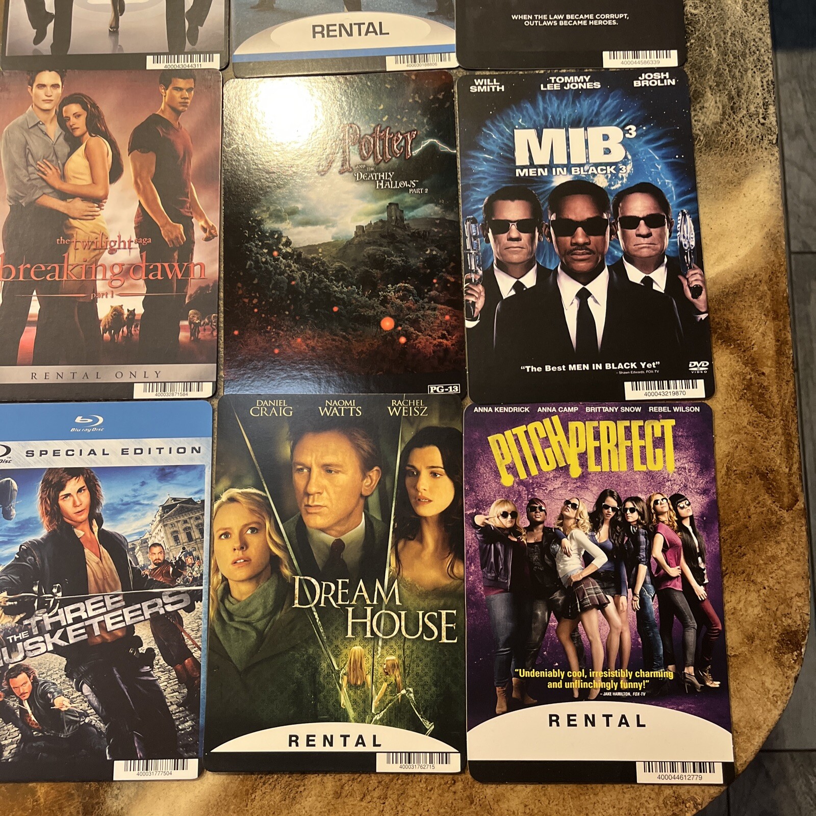 42 BLOCKBUSTER VIDEO SHELF BACKER CARDS. Vintage. Rare!!