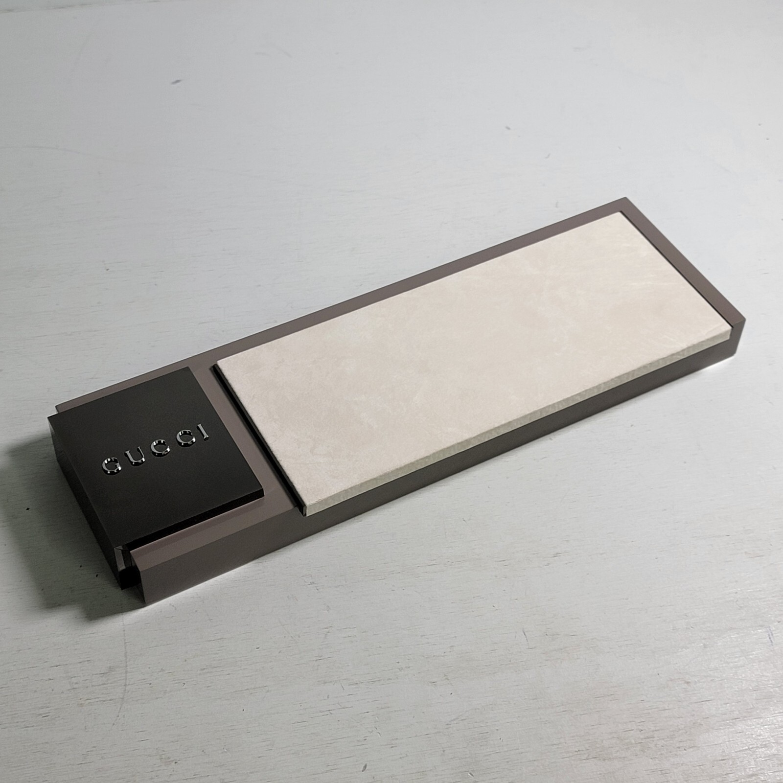 GUCCI Acrylic Felt Countertop Platform Display Shelf Watch Jewelry Store Dealer