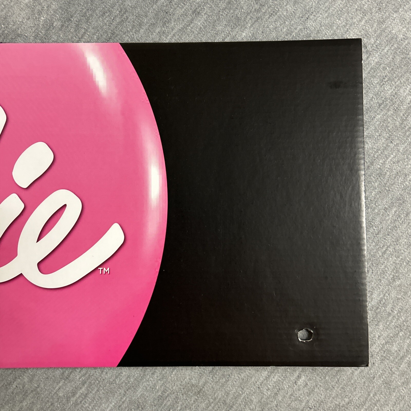 2024 Spirit Halloween Display End Cap 24″ x 8″ – Barbie Pink Bubble