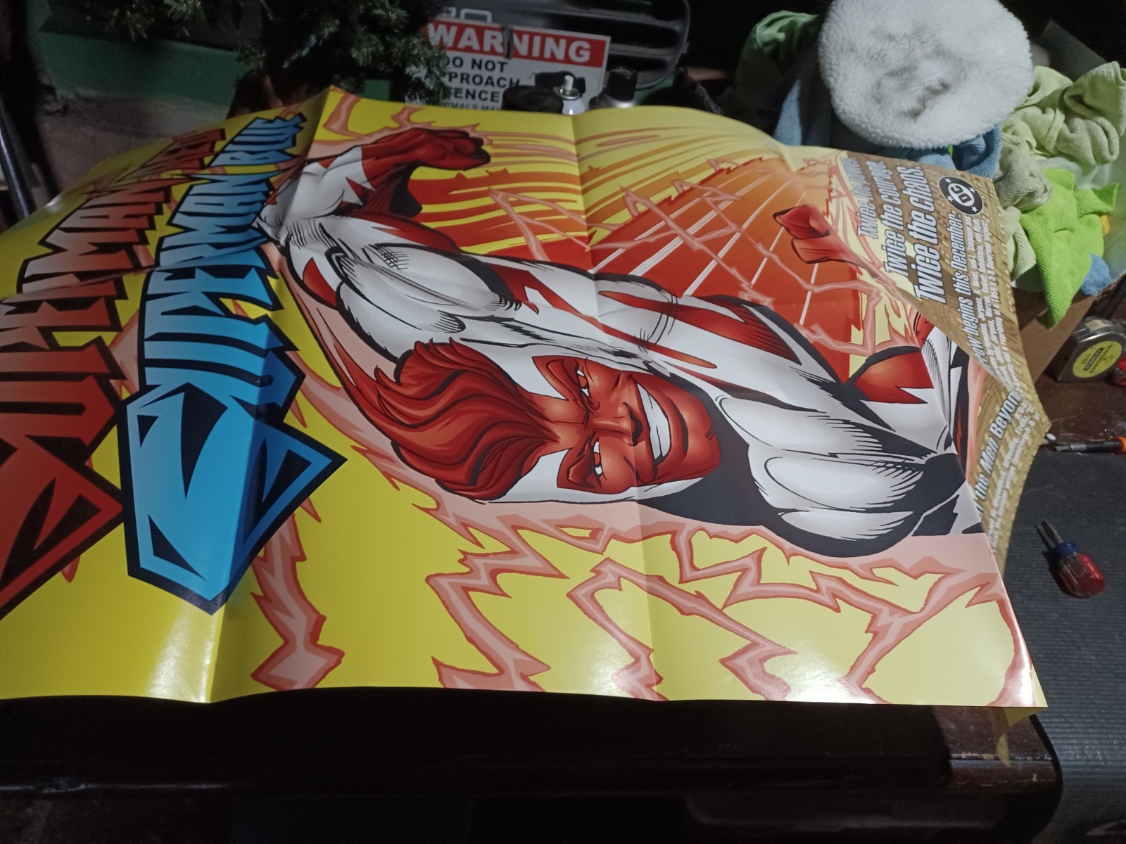 Superman Counter Display advertising