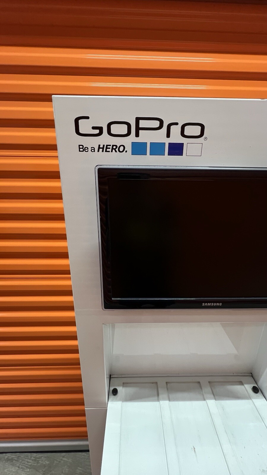 GoPro Be A HERO Display Kiosk For Store Sales Display