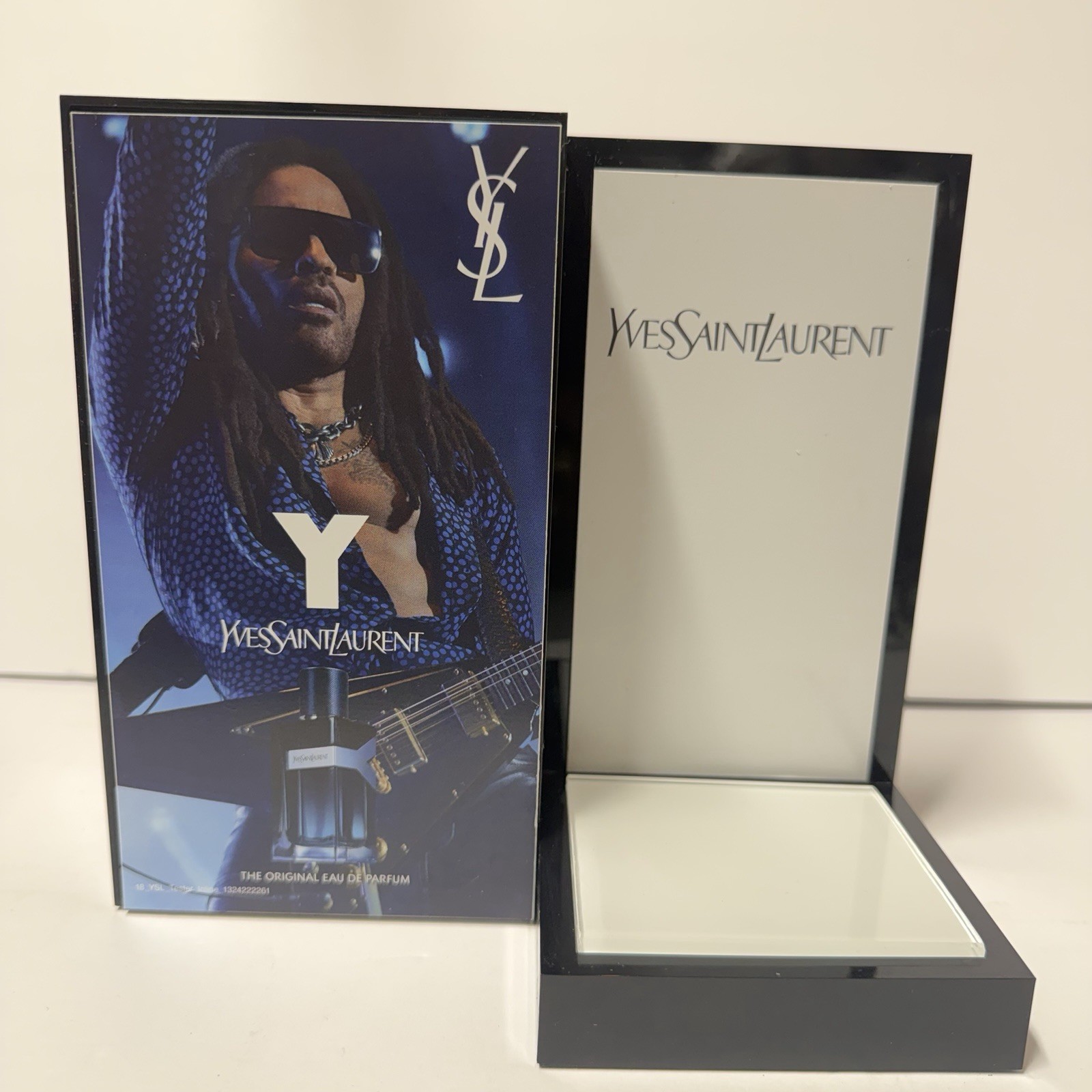 Yves Saint Laurent Y Fragrance Retail Counter Display Lenny Kravitz