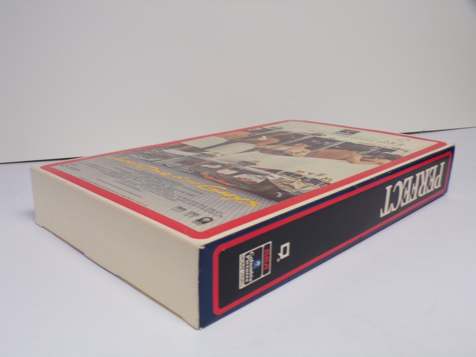 Just One of the Guys/Perfect Travolta Video Store Display Box 15″ 110425WBAN-12