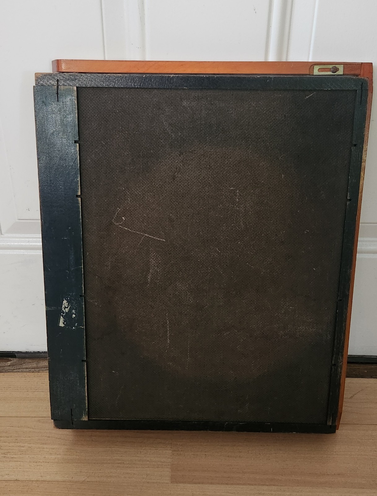 Gillette Razor Blades Wooden Store Display Case Glass Top 1940’s Vintage