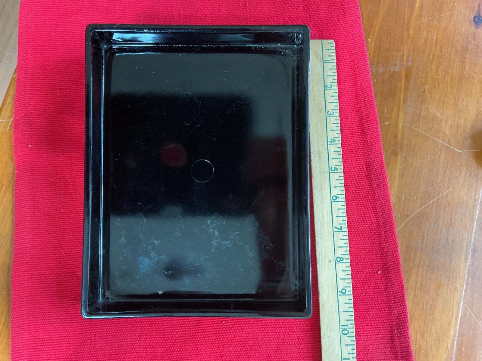 VTG CLARKS TEABERRY GUM Black Glass Advertising Store Countertop Display