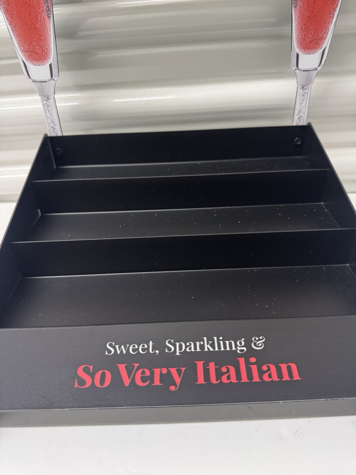 Rosa Regale Banfi Counter Display POS Advertising Bar Sign Retail Display