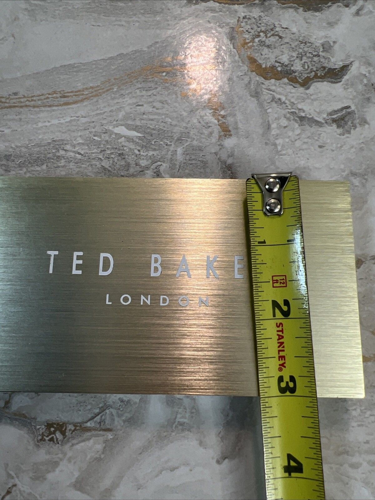 Ted Baker London Store Display White And Gold