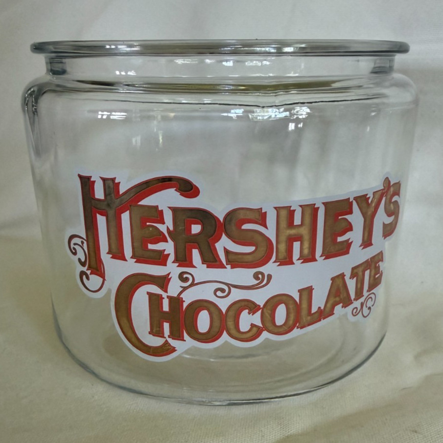 ANTIQUE 1920s STORE COUNTERTOP DISPLAY, HERSHEY CHOCOLATE Candy container