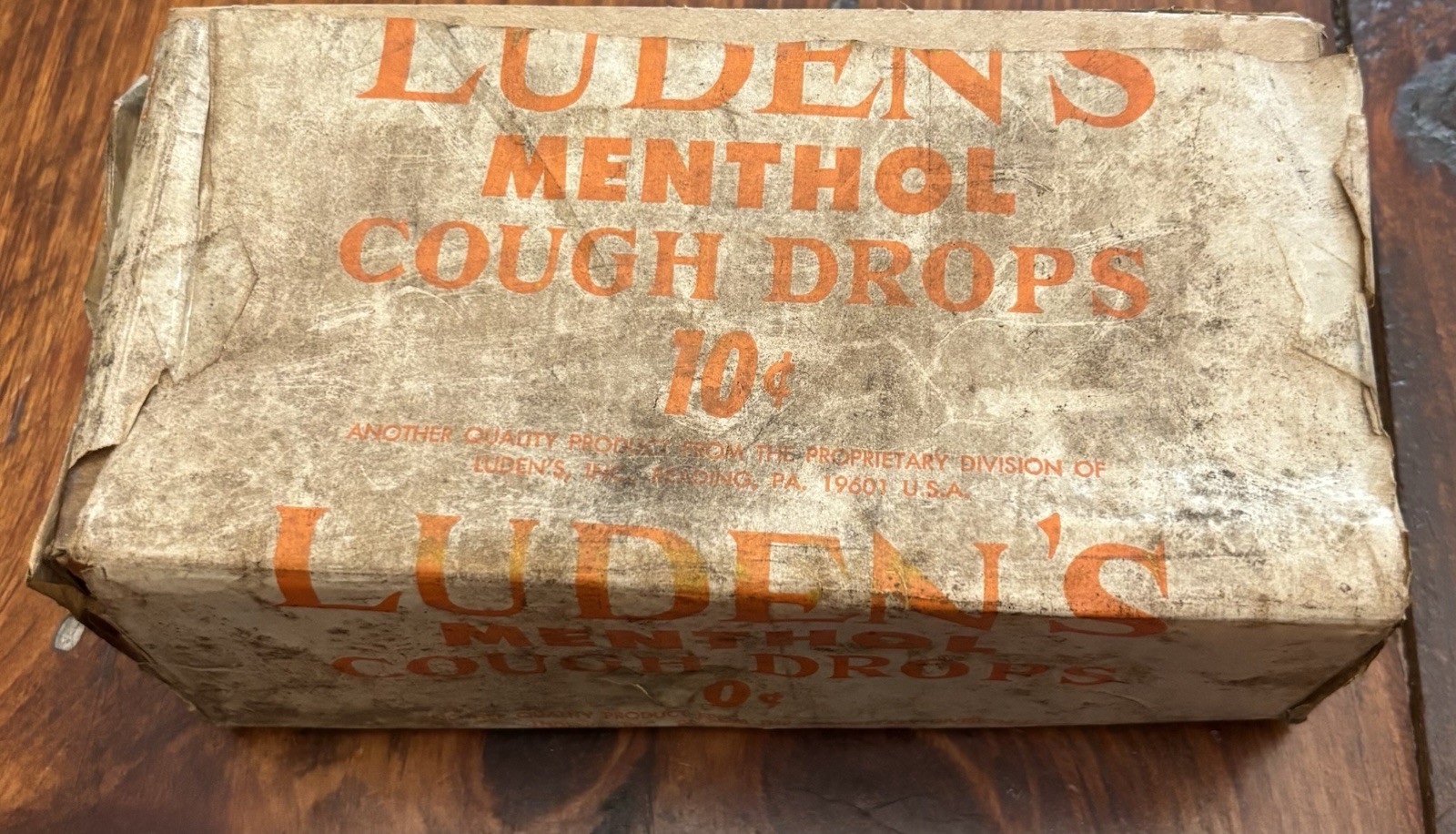 Vintage 1950’s NOS Full Box (20) Boxes LUDEN’S Country Store Counter Display
