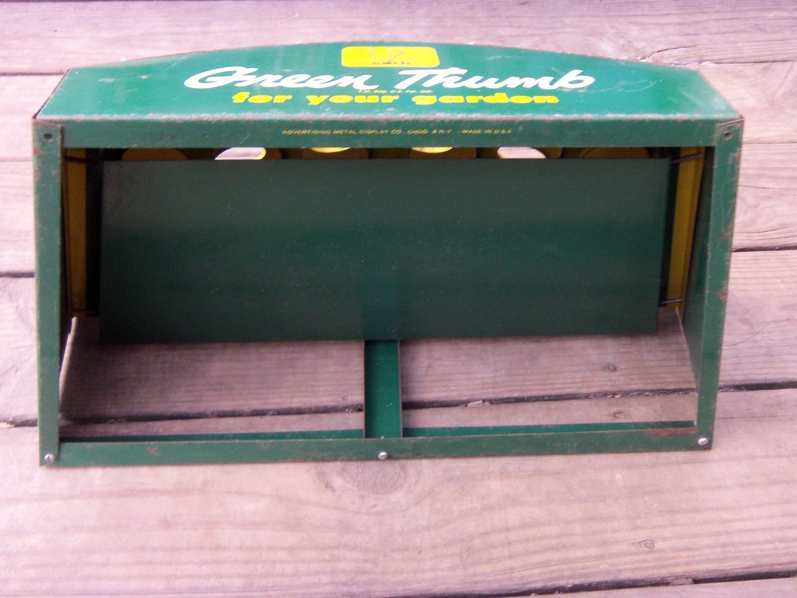 VINTAGE UNION FORK & HOE CO., COLUMBUS, OHIO TOOL HOLDER METAL STORE DISPLAY