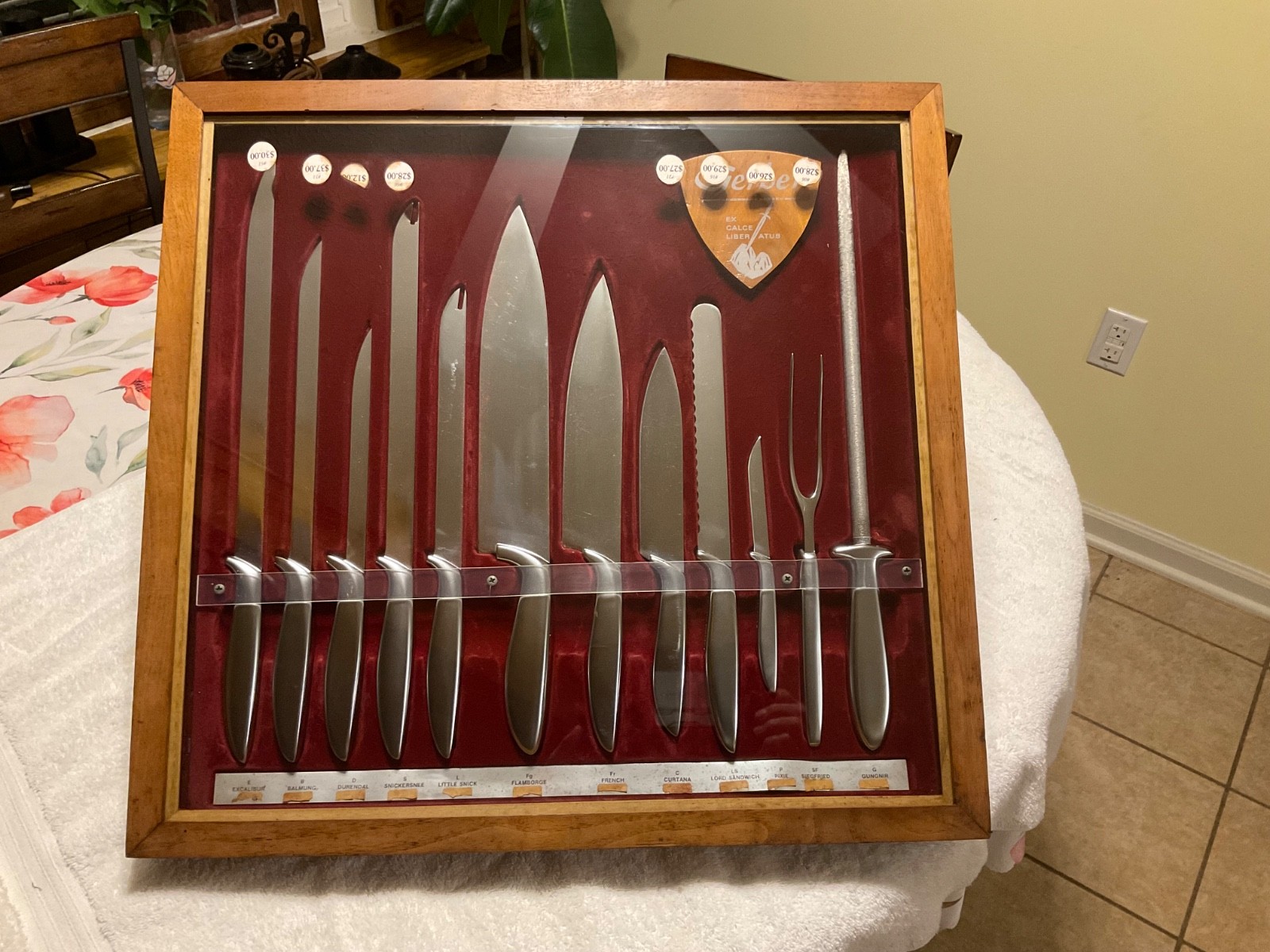 Circa 1960’s Gerber Knife Retail Store Display