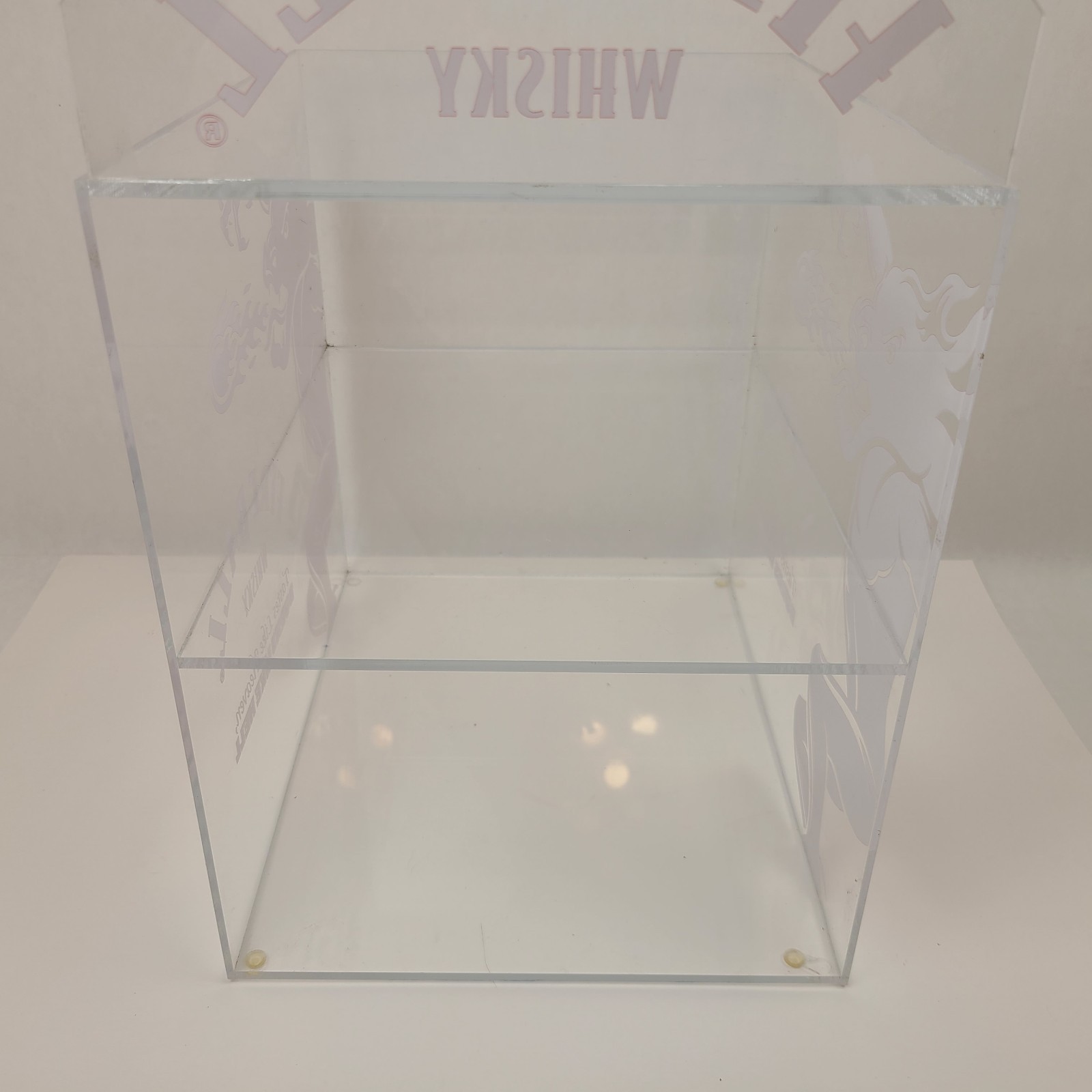Fireball Whisky Store Counter Display Case 2 Shelf Mini Bottle Holder Bar Decor
