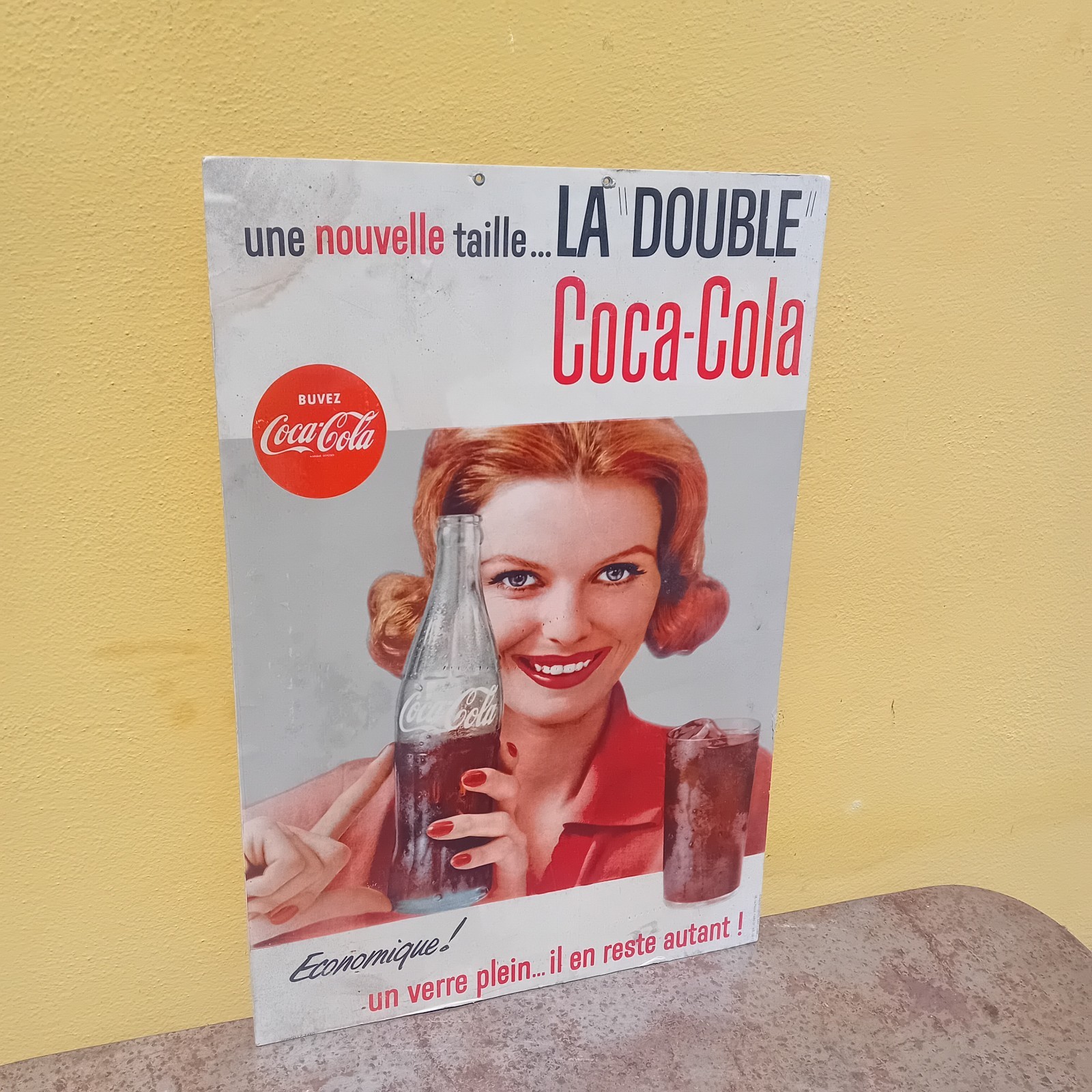 Coca Cola Advertising Cardboard Table