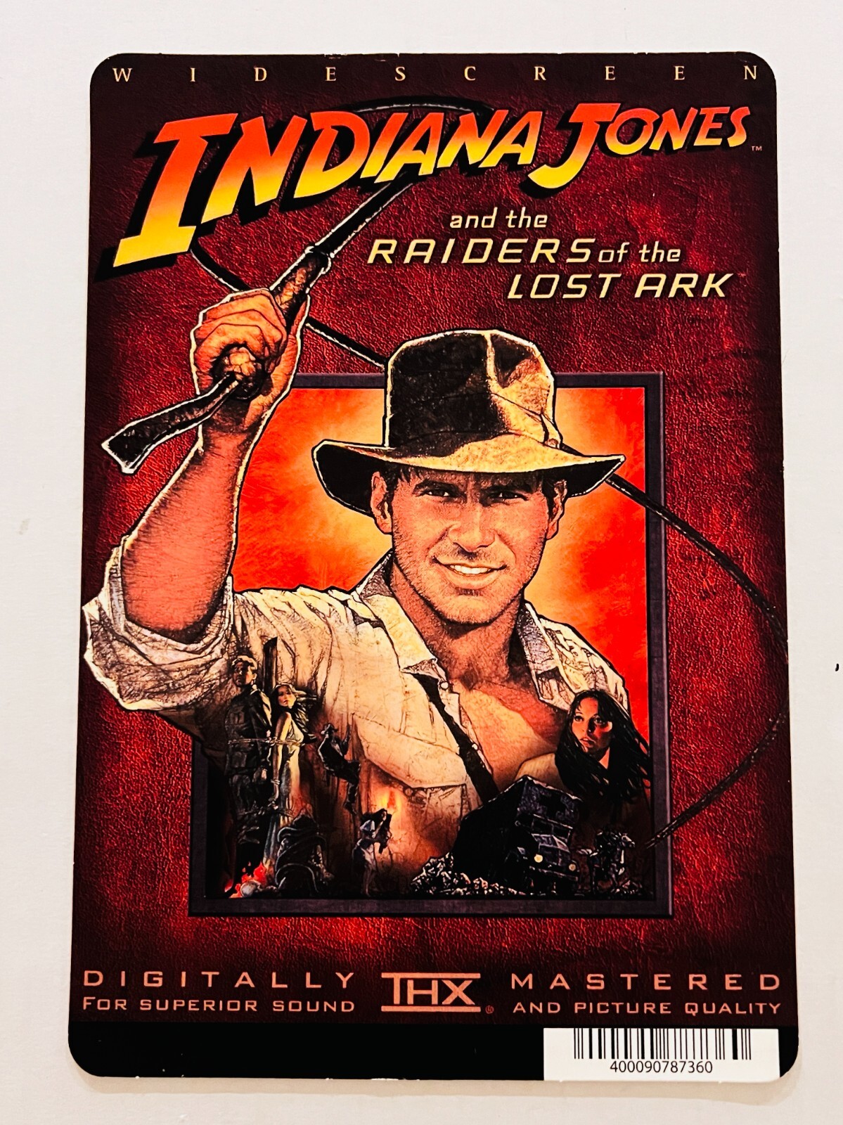 Blockbuster Movie Shelf Display Card 5.5″ x 8″ INDIANA JONES Raiders Lost Ark😍
